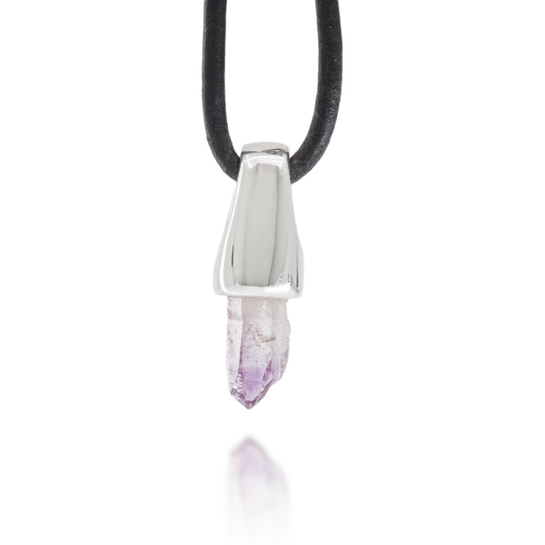 Veracruz Amethyst Silver Charm Pendant
