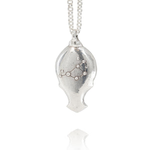 Sterling Silver 3rd Lunar Mansion Talisman Necklace