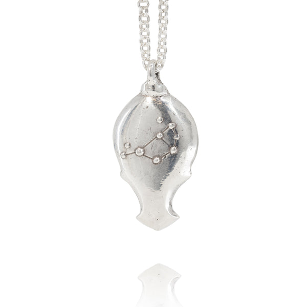 Sterling Silver 3rd Lunar Mansion Talisman Necklace
