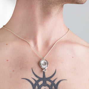 Sterling Silver 3rd Lunar Mansion Talisman Necklace