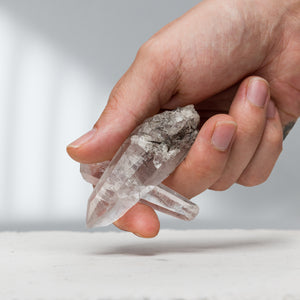 Laser Quartz "Cross" with Black Tourmaline | 66gr, Brazil