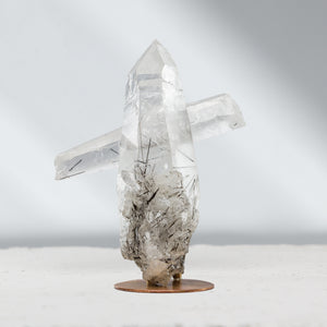 Laser Quartz "Cross" with Black Tourmaline | 66gr, Brazil