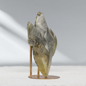 Twinned Calcite with Chalcopyrite | 156.21gr, Sweet Water Mine, Missouri