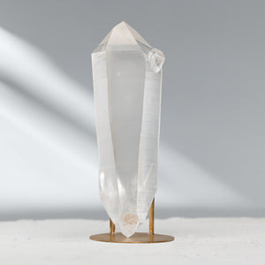 Double Terminated Quartz with Tabular Sidecar | 206gr, Brazil