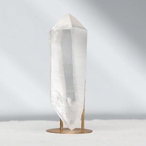 Double Terminated Quartz with Tabular Sidecar | 206gr, Brazil