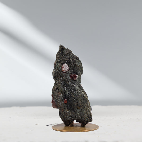 Garnet on Biotite Natural Crystal | 22.74 Grams, Big Bear, CA