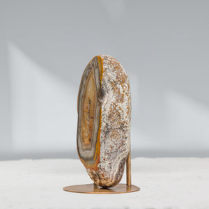 Partial Polished Agate | 120.66gr, Bahia, Brazil