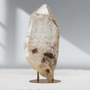Double Terminated Cathedral Quartz with Axinite | 290gr, Pakistan