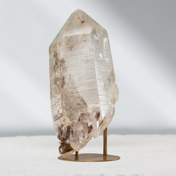 Double Terminated Cathedral Quartz with Axinite | 290gr, Pakistan