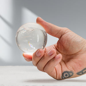 Quartz 2.42" Crystal Sphere | 323gr, Brazil
