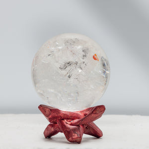 Quartz 2.94" Crystal Sphere | 563gr, Brazil