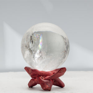 Quartz 2.94" Crystal Sphere | 563gr, Brazil