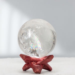 Quartz 2.94" Crystal Sphere | 563gr, Brazil