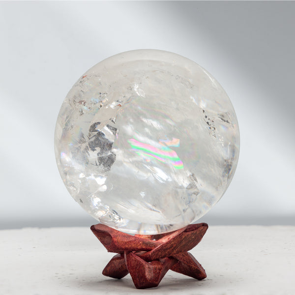 Quartz 3.58" Crystal Sphere | 1kg, Brazil