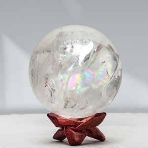 Quartz 3.58" Crystal Sphere | 1kg, Brazil