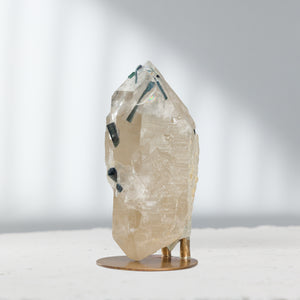 Tourmaline in Double Terminated Quartz | 51.57gr, Minas Gerais, Brazil