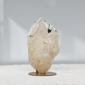 Tourmaline in Double Terminated Quartz | 51.57gr, Minas Gerais, Brazil