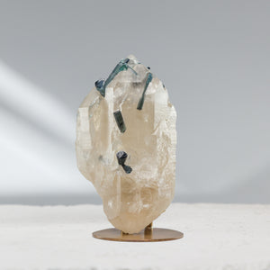 Tourmaline in Double Terminated Quartz | 51.57gr, Minas Gerais, Brazil