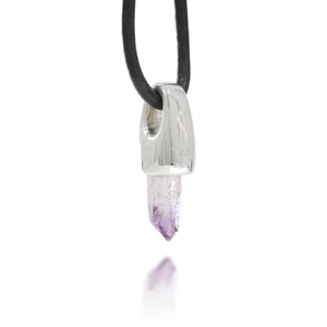 Veracruz Amethyst Silver Charm Pendant