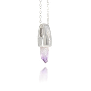 Veracruz Amethyst Silver Charm Pendant