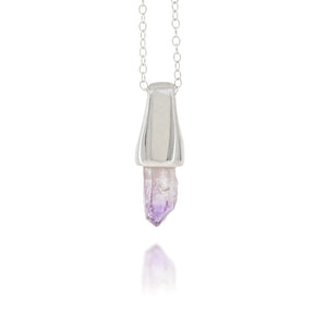 Veracruz Amethyst Silver Charm Pendant