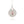 Silver & Pink Tourmaline Sandcast Pendant