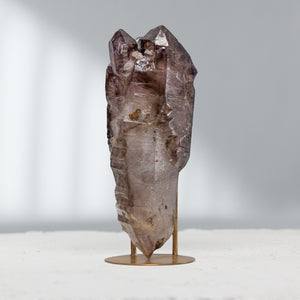 Smoky Amethyst Enhydro Scepter with Hematite | 267.12gr, Africa
