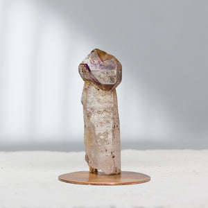 Smoky Amethyst with Hematite Scepter | 8.35gr, Africa