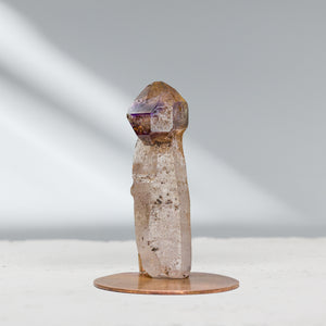 Smoky Amethyst with Hematite Scepter | 8.35gr, Africa