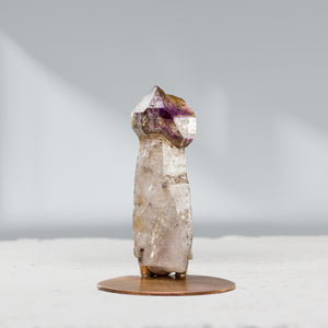 Smoky Amethyst with Hematite Scepter | 8.35gr, Africa