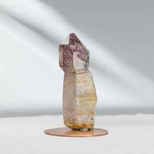 Smoky Amethyst with Hematite Scepter | 12.88gr, Africa