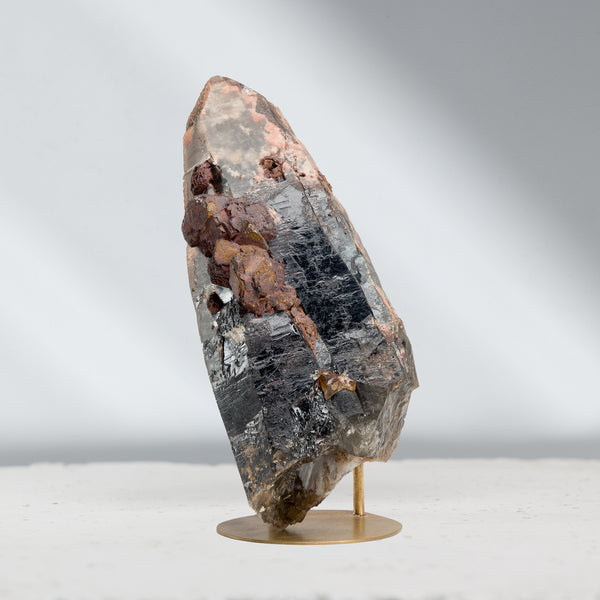 Smoky Quartz with Goethite Replacing Siderite | 266gr, Colorado