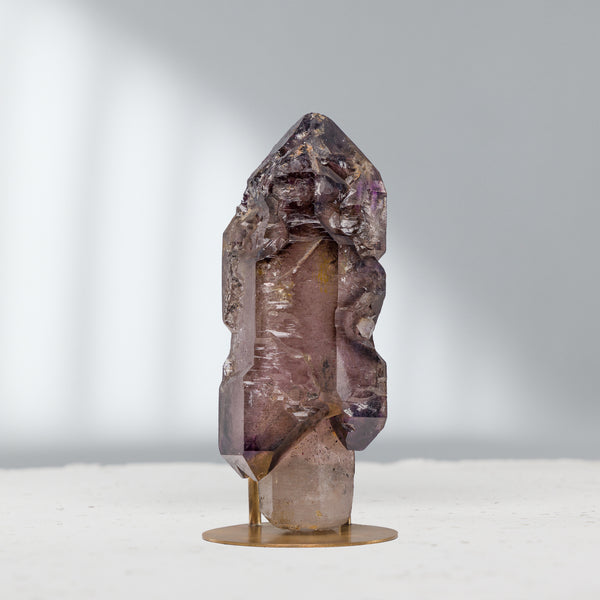 Smoky Amethyst Scepter with Hematite | 188.72gr, Africa